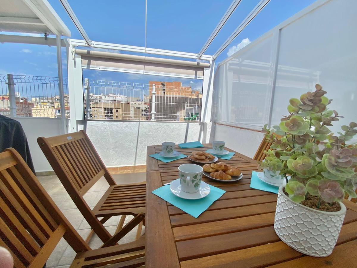 Atico Con Terraza Centro De Tarragona, Mi Refugio Apartment Bagian luar foto